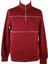 Yarım Fermuarlı 3 Iplik Bordo Erkek Sweatshirt 5720 1