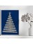 Yılbaşı Temalı Lacivert Gümüş 3'lü Tablo Seti, Yılbaşı Dekorasyon Ürünü, Yılbaşı Tablosu 3
