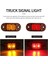 Amber Kırmızı 2 5 Inç Oval LED Römork Kamyonu Boşluk Işığı Yan Işaretleyici Işık 8 Adet Su Geçirmez Marker Göstergeleri Işık (Yurt Dışından) 5