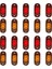 Amber Kırmızı 2 5 Inç Oval LED Römork Kamyonu Boşluk Işık Yan Işaretleyici Işık 20 Adet Su Geçirmez Işaret Göstergeleri Işık (Yurt Dışından) 1