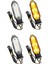 4pcs Universal LED Motosiklet Dönüş Sinyali Işık Arka Işık Lambası 12V IP67 Su Geçirmez Kehribar Flaşör Göstergesi Göz Kırpıcı (Yurt Dışından) 1