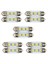 10X C5W 3 LED Smd 5050 36MM Xenon Beyaz Ampul Plaka Servis Festoons Dome Tavan Lambası Araba Işığı (Yurt Dışından) 1
