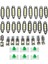 27PCS 50PCS ile Mercedes-Benz Için Beyaz Araç Içi LED Işık Kiti Bmw Için (Yurt Dışından) 1