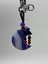 Mor Akik Doğaltaş Anahtarlık Charm Hilal 1