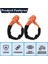2pcs Turuncu 1/2 Inç x 22 Inç Yumuşak Kanca ve Döngü Halat Sentetik Çekiş Kurtarma Kayışı 43000LBS Breaking Gücü (Yurt Dışından) 3