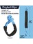 2pcs Mavi 1/2inch x 22 Inç Yumuşak Kanca ve Döngü Ip Sentetik Çekiş Kurtarma Kayışı 43000LBS Kırılma Gücü (Yurt Dışından) 3