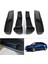 2021-2023 Için Kapı Tepsisi Organizatör Tesla Model Y Aksesuarları Araba Ön ve Arka Kapı Yan Depolama Kutusu Tpe Siyah 4pcs (Yurt Dışından) 2