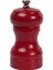 Koyu Kırmızı Ahşap Tuz ve Karabiber El Değirmeni Öğütücü Grinder 1 Adet 10 cm 1