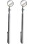 Dairesel Teleskopik Cep Muayene Aynası, 30MM Çap, 4-1/2 Inç - 18 Inç Uzatılmış Sap Uzunluğu (2'li Paket) (Yurt Dışından) 1