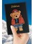 Isim Yazılı Pasaport Kılıfı Desenli Pasaport Kabı Kişiye Özel - Teddy Bear 1