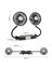 Arka Koltuk Için Araba Fanı LED Işıklı Çift Kafa Hortumu Araba Koltuğu Fanı Araba Için Taşınabilir USB Fanı 3 Hız Soğutan Araba Fanları (Yurt Dışından) 2