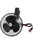 12V Taşınabilir Araç Otomatik Elektrikli Araba Fan Salınan Araba Soğutma Fanı Çakma ile Düşük Gürültü 6 Inç (Yurt Dışından) 1
