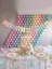 Unicorn Konsept Parti Seti – Makaron Balon 50’li + Banner + Unicorn Tabak + Spiral Makaron Mum 1