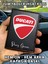 Ducati Ön Arka Baskılı Oto Araç Ruhsat Kabı Kartlık Deri Isim Yazılı Kişiye Özel Cüzdan 1