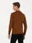 Erkek Kahverengi Slim Fit Polo Yaka Basic Triko Kazak 50270169-VR029 5