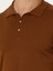 Erkek Kahverengi Slim Fit Polo Yaka Basic Triko Kazak 50270169-VR029 7