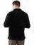 Saka Tam Fermuarlı Erkek Polar Sweatshirt Siyah 3