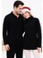 Unisex Yarım Fermuar Standart Fit Dik Yaka Soğuk Geçirmez Basic Polar Sweat 2