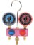 HS-M02 Soğutucu Diyagnostik Manifold Göstergesi G1/4 Durum Manometre Basınç Göstergesi Soğutma Aracı R22/32/R410A (Yurt Dışından) 1