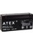 Atex 6 Volt - 3.4 Amper Yatık Akü 1