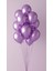Metalik Lavanta Balon 25 Adet 11" 28CM Parti ve Doğum Günü Balonu 3