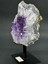 Brezilya Ametist Doğaltaş Siyah Demir Stantlı 1