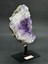 Brezilya Ametist Doğaltaş Siyah Demir Stantlı 3