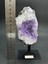 Brezilya Ametist Doğaltaş Siyah Demir Stantlı 5