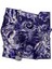 Twill Şal Desenli Lacivert Renkli 90X90 Eşarp (Ipek Içermez) Kenar Dikiş Şekli El Dikişli 1