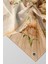 Twill Çiçekli Desenli Hardal Renkli 90X90 Eşarp (Ipek Içermez) Kenar Dikiş Şekli El Dikişli 2
