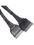 4x 4 Pin Erkek Ide Molex - Iki Kadın Sata Güç Donanter Dönüşütü Adaptör Kablosu Sabit Sürücü HDD SSD (Yurt Dışından) 2