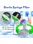 Steril Şırınga Filtresi Pes 10 Paket 0 22UM Gözenek Boyutu 33MM Membran Çapı Hidrofilik Filtrasyon Verim (Yurt Dışından) 4