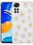 Xiaomi Redmi Note 11 Global Kılıf Simli Desenli Kamera Korumalı Parlak Vlmt Popy Kapak-Papatya 1