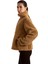 Crop Peluş Fermuarlı Ceket - C603 4
