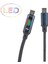 Redmi Note 14 Pro 5g Uyumlu 45W Type-C To Type-C Hızlı Şarj ve Veri Kablosu |led Işıklı | 100 cm Sağlam Fiber Örgü Usb-C Kablo 3