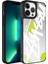 Apple iPhone 13 Pro Max Kılıf Aynalı Desenli Kamera Korumalı Parlak Vlmt Mirror Kapak-Yazı 1
