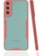 Galaxy S22 Plus Kılıf Vlmt Parfe Kapak-Pembe 1