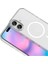 iPhone 17 Magsafe Destekli Şeffaf Kılıf Mika Sararmaz Pc Sert Kılıf- Şeffaf 4