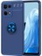 Oppo Reno 7 4g Kılıf Vlmt Ravel Silikon Kapak-Mavi 1