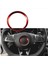 2x Kırmızı Direksiyon Simidi Merkezi Logo Dekorasyon Kapağı Halkası Trim Mercedes Benz C E Cla Glc Gle Sınıf 2015+ (Yurt Dışından) 5