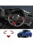 Araç Direksiyon Simidi Sticker Direksiyon Düğmeleri Suzuki Swift Için Iç Aksesuar Trim 2024 Kırmızı (Yurt Dışından) 3