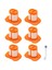 6 Paket HHVKF10 Yedek Filtreler Black And Decker El Tipi Vakum Filtresi Modelleri Için Fit Hhvk HHVK320J HHVK320J10 (Yurt Dışından) 1