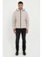Taş Slim Fit Şişme Kapüşonlu Erkek Mont 2
