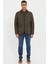 Haki Erkek Slim Fit Şişme Klasik Yaka Mont 2