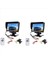 2x 12V-24V 7 Inç Tft LCD Renk Hd Monitör Araba Kamyonu Için Cctv Ters Arka Görünüm Yedek Kamera (Yurt Dışından) 1