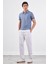 Lacivert Erkek Ekstra Slim Fit Desenli Casual Polo Yaka T-shirt - 94382 8