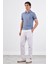 Lacivert Erkek Ekstra Slim Fit Desenli Casual Polo Yaka T-shirt - 94382 10