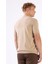 Bej Fermuarlı Polo Yaka Kısa Kollu Örgü Slim Fit Erkek Triko 6