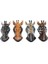 Ahşap Duvara Asmalı 20 cm Zebra Maske 3galıleo-4 1