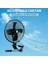 10 Inç 12V Araç Elektrik Fanı Ayarlanabilir Hızlı Salınan Soğutma Fanları Klipli Ev Seyahat Araba Kamyonu (Yurt Dışından) 4